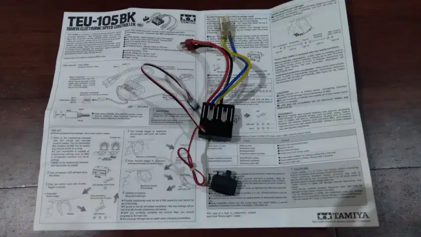 ESC RC Tamiya TEU 105 BK