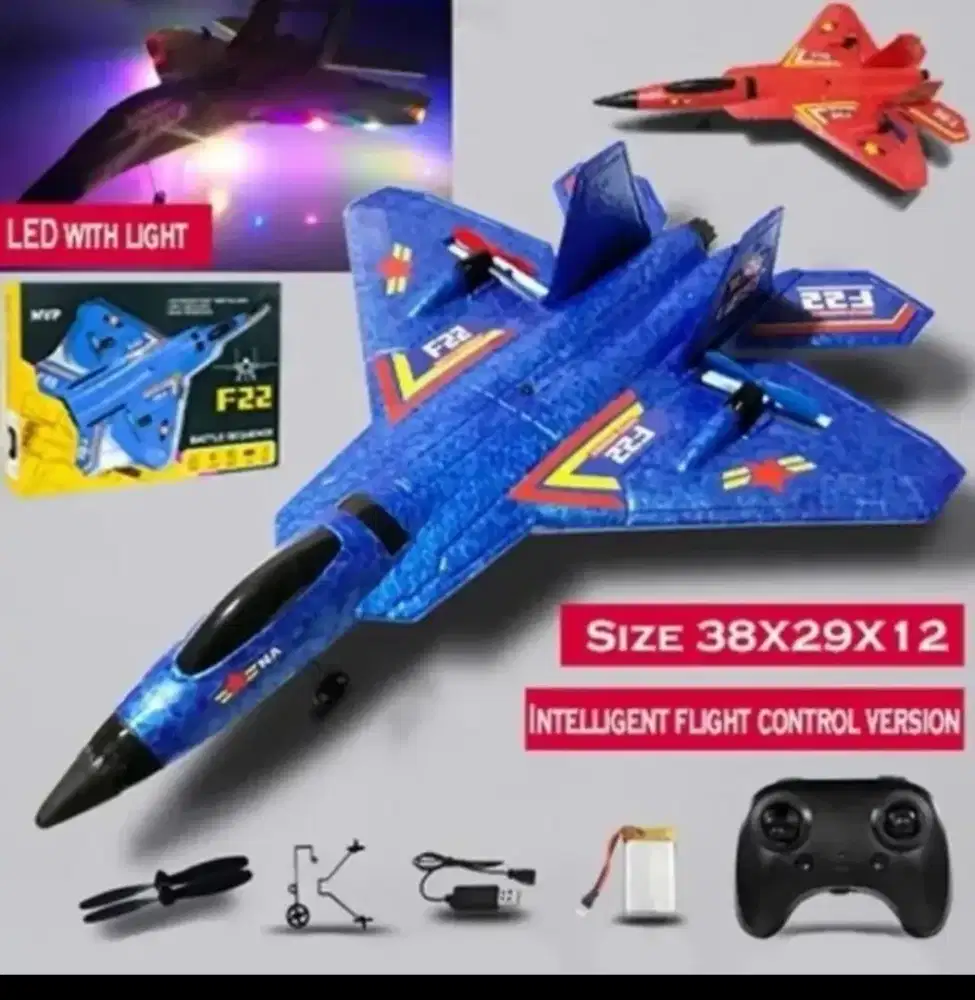 Pesawat Remote Control F22 Styrofoam EPP FOAM