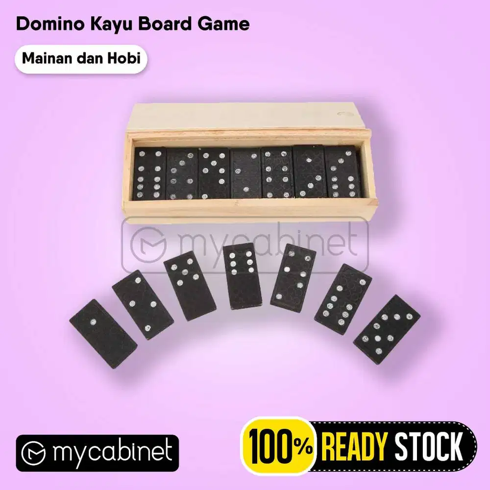 Mainan Domino Gaple Kayu Board Game 28 PCS Murah