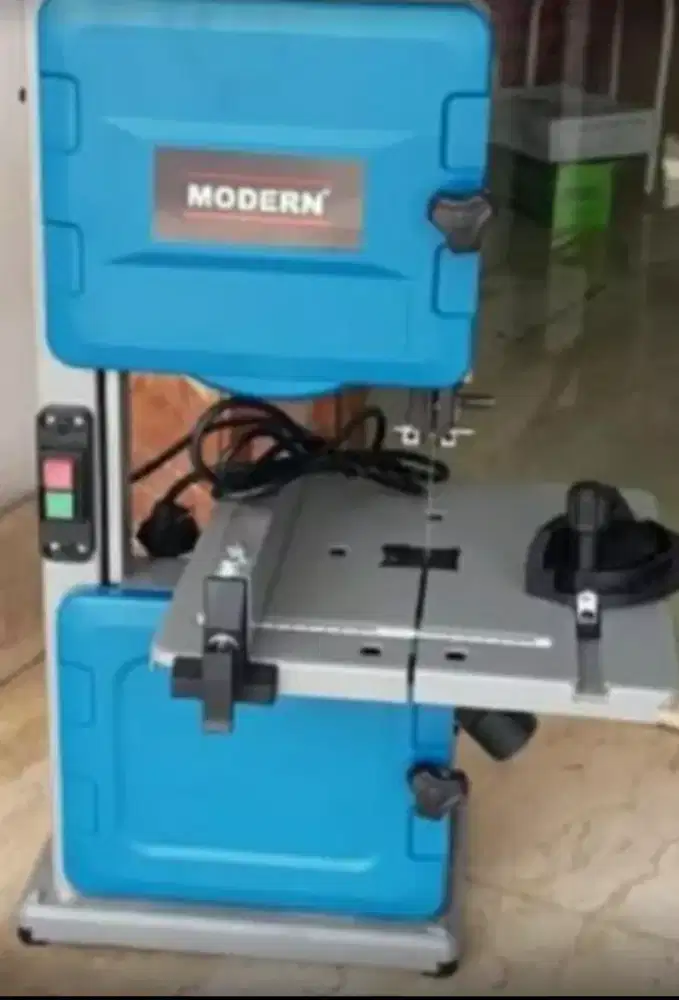 (RUMAH TEKNIK JOGJA) mesin gergaji selendang, bench saw, 7 inch