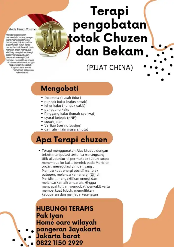 Terpis totok cina dan Bekam