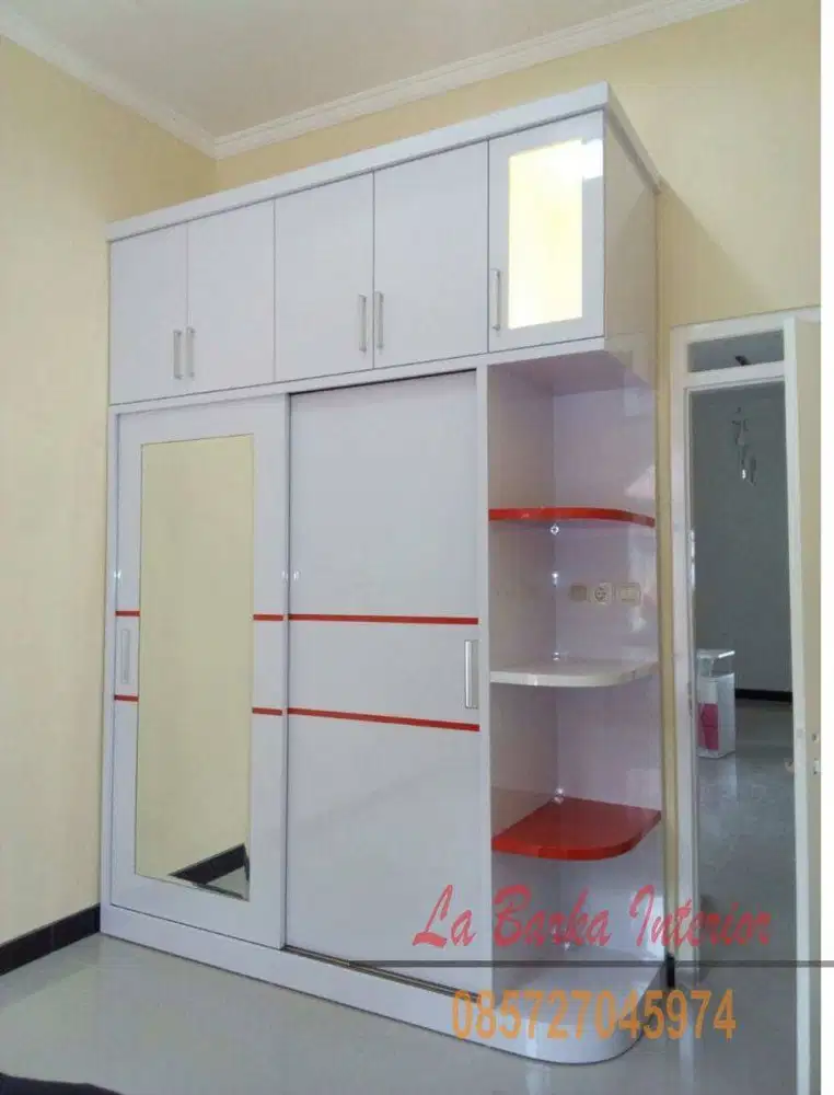 Lemari Pakaian Bahan HPL Bisa Custom Sesuai Keinginan
