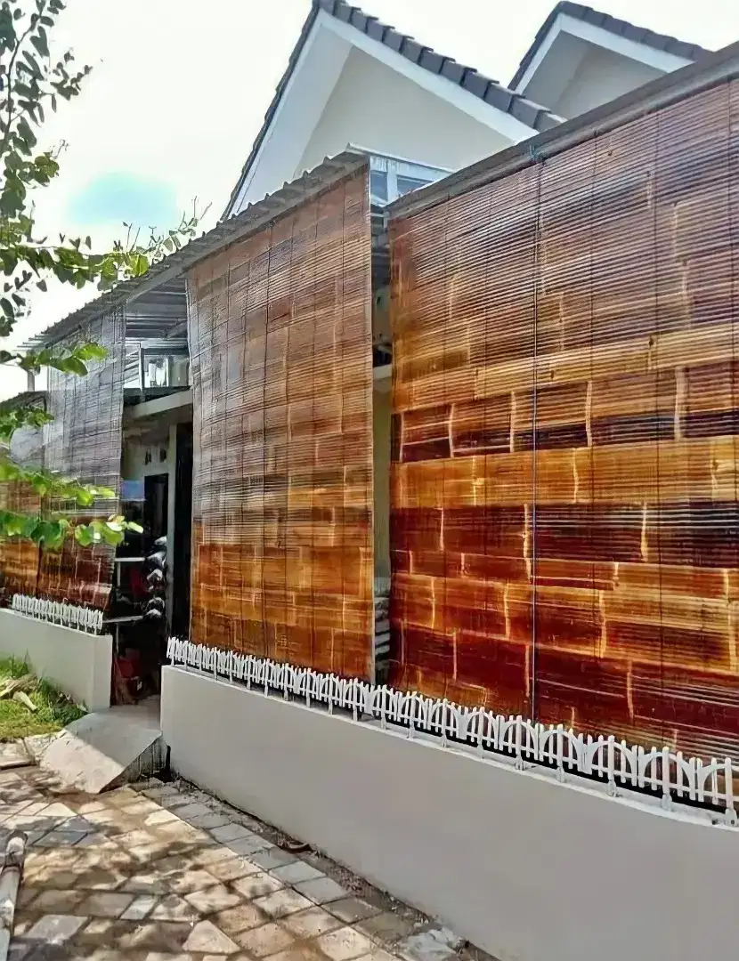 Jual tirai bambu Wulung kulitan