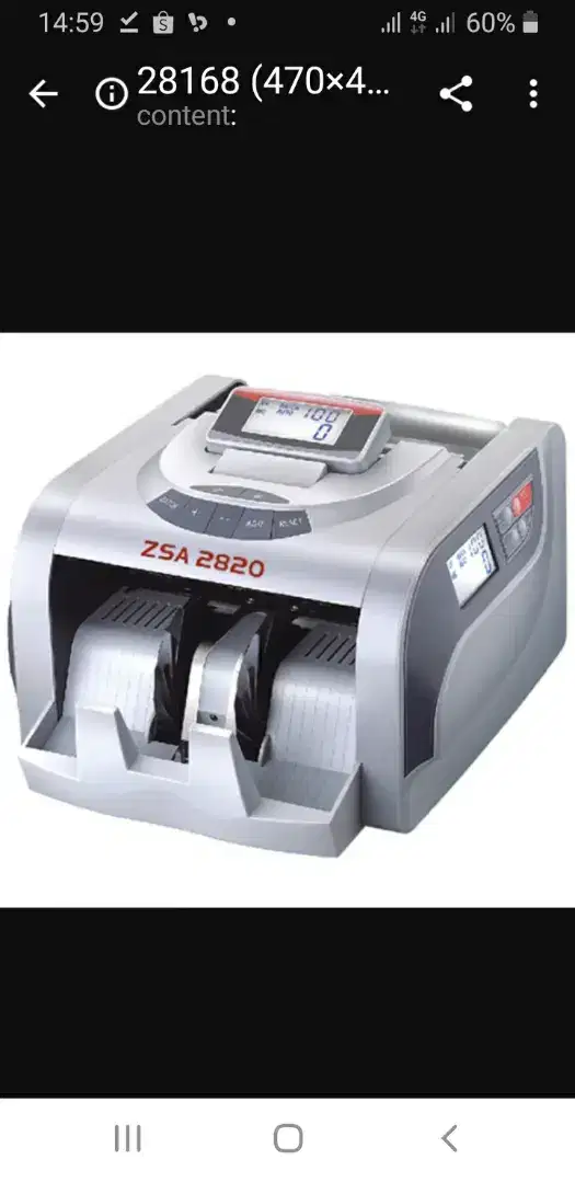 Mesin Hitung Uang ZSA 2820