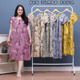 Yukensi jumbo xenia Daster Jumbo Lengan Pendek