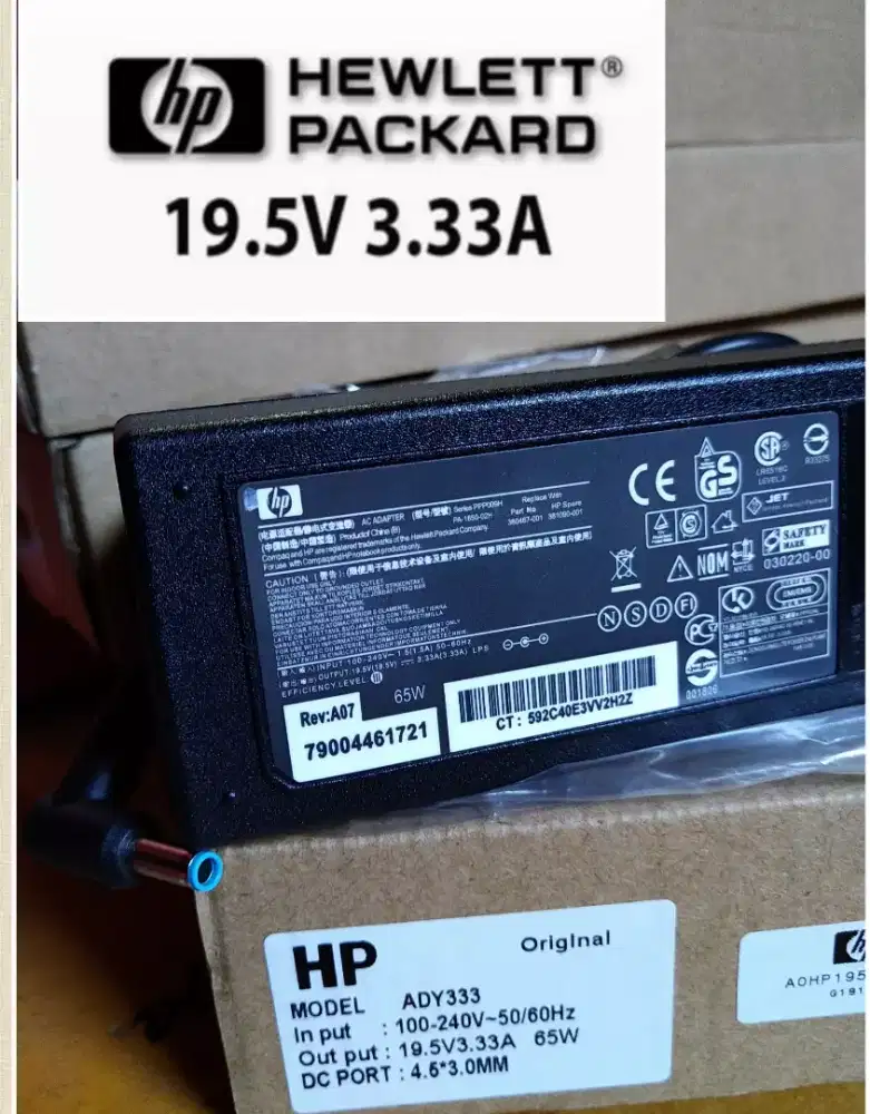 Adaptor charger laptop Hp Elitebook 840-G3 840-G4 850-G5 745-G3