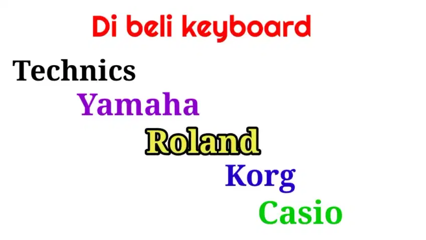 Di beli Keyboard Technics