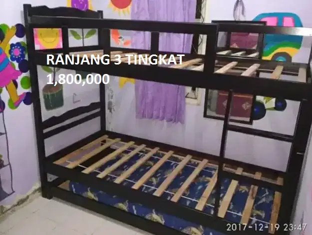 RANJANG TINGKAT KAYU RISBANG SUSUN KAYU BAHAN KAYU FULL OVEN KUAT