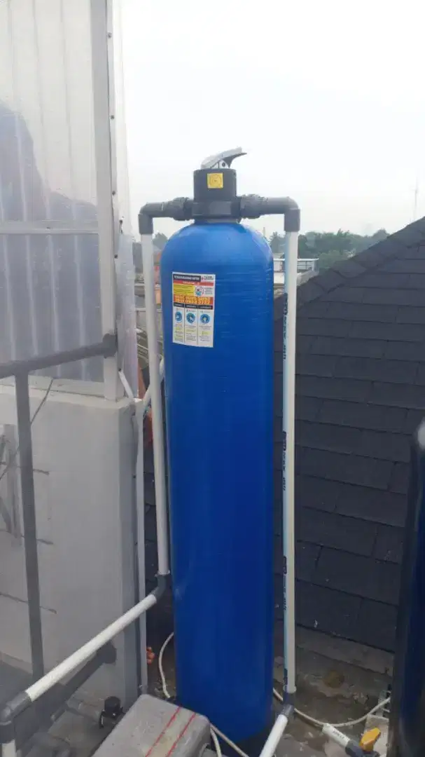 Filter air sumur mengatasi air keruh  berminyak. Kuning  bau  karat