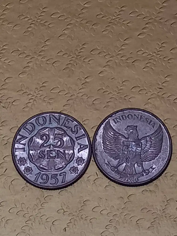 Coin 25 Sen RI ,tahun 1957