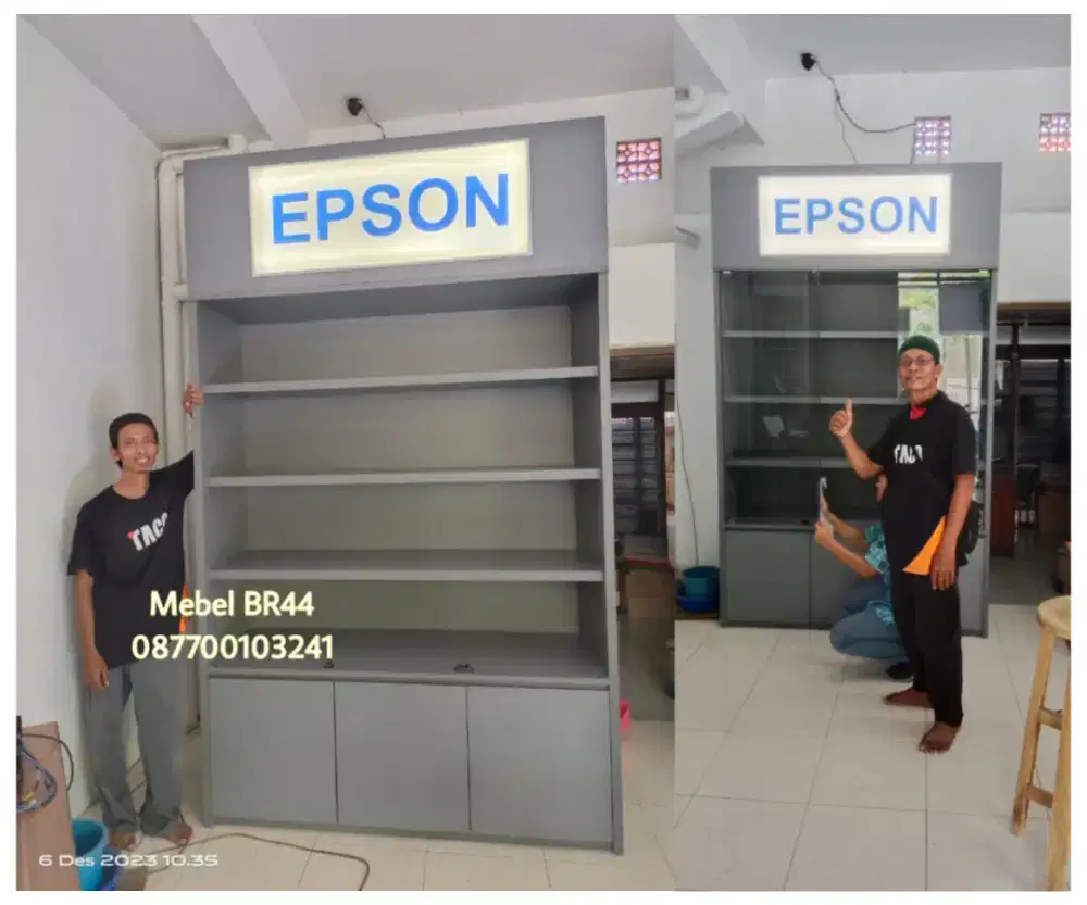 Lemari, Lemari Pintu Kaca - Mebel - 913375527