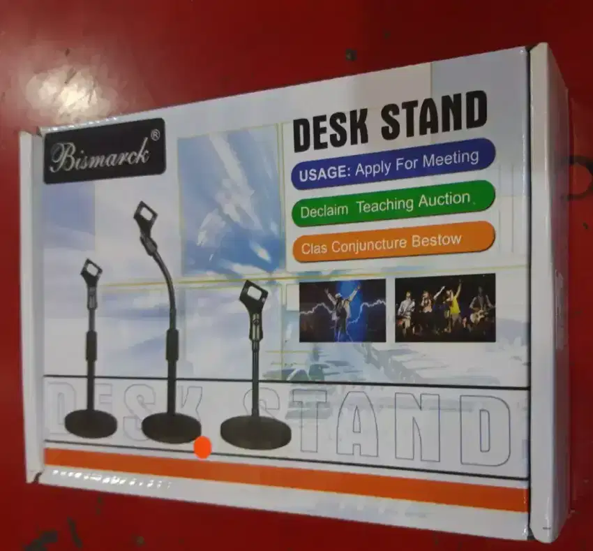 Penyangga Mikrofon Desk Stand Mic Microphone