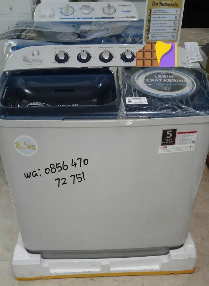 Mesin Cuci Samsung 2 Tabung 8.5 kg Bisa Kucek Manual