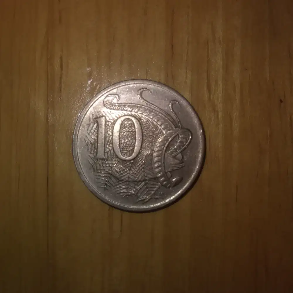 Koin Jadul Original 10 Cents Australia 1983