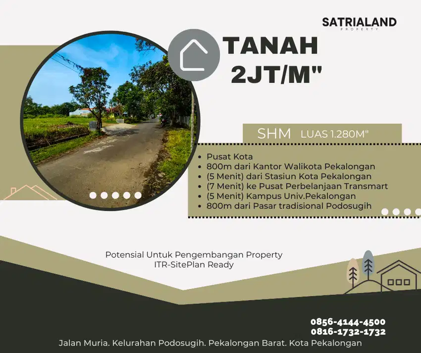 Dijual Tanah Kota Pekalongan Jawa Tengah (STRATEGIS)