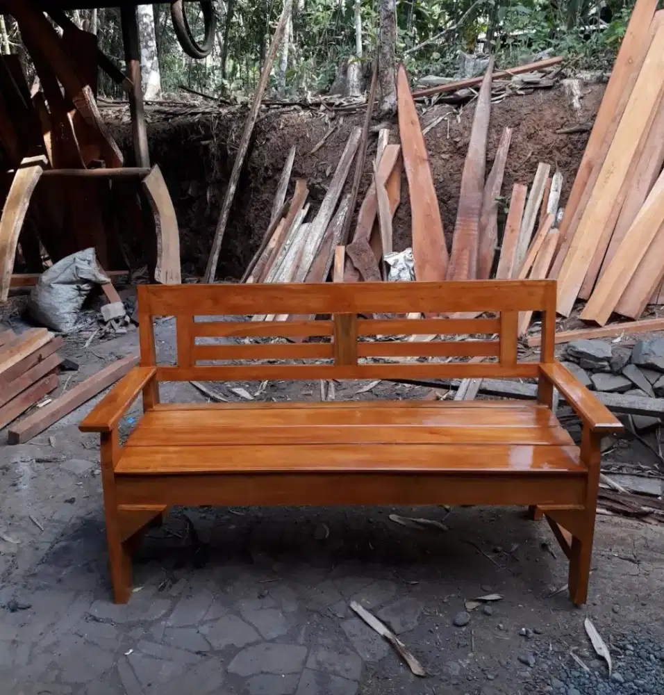 Kursi panjang kursi teras resban lincak kursi tunggu kursi sandaran