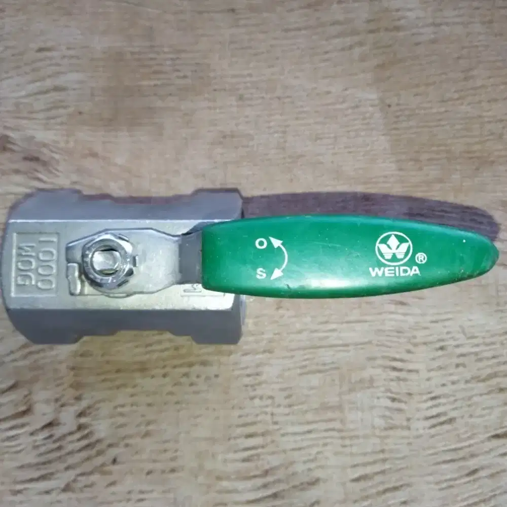 Kran Ball Valve 1,5 WEIDA Stainless Steel CF8M 1000 WOG / Stop Kran