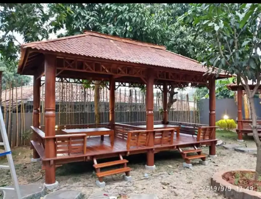 Gazebo minimalis 3mx6m