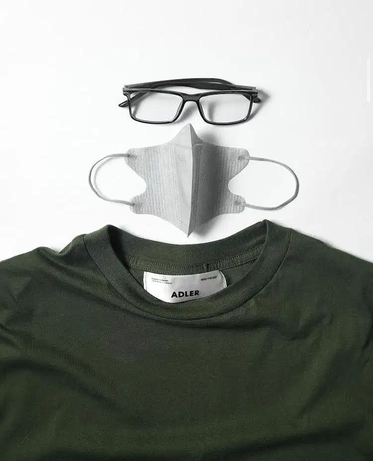 Adler tshirt oversize olive green