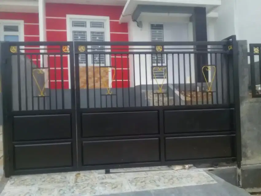 Pagar garasi grc