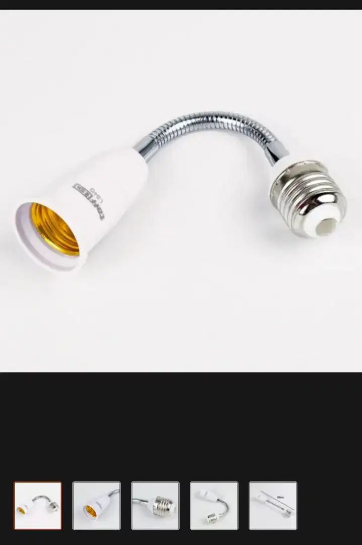 Free Ongkir Fitting Lampu Flexible Extention