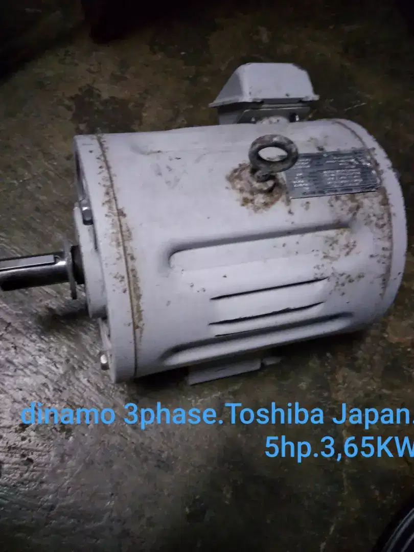 Dinamo Blower toshiba 5 HP 3 phase