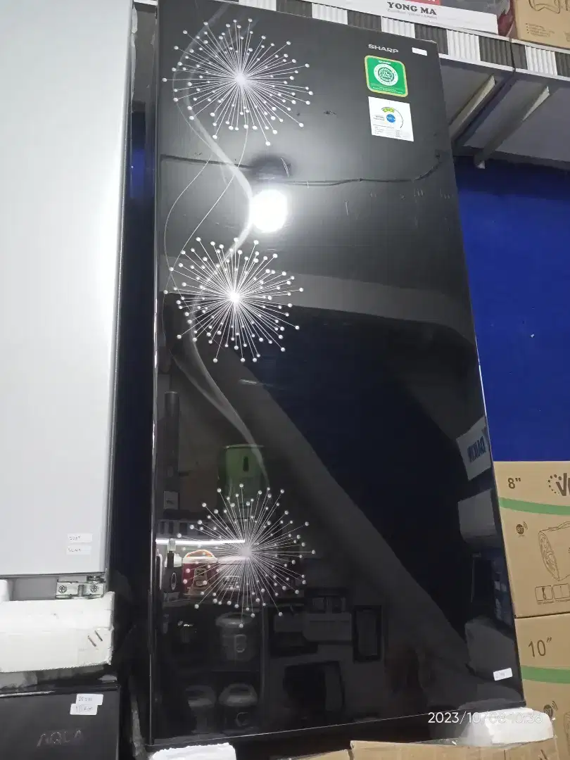 Kulkas Sharp 1 pintu doubel freezer