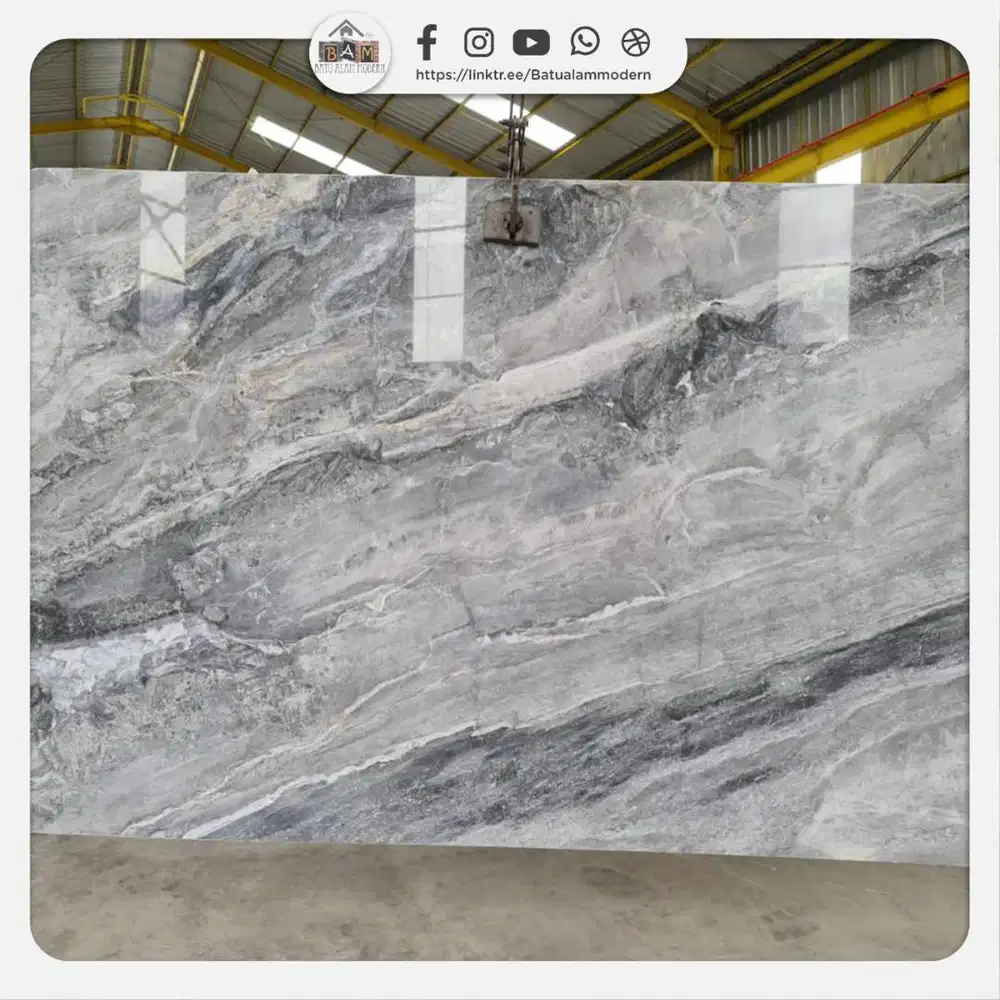 Marmer Cascata Grey Premium Quality