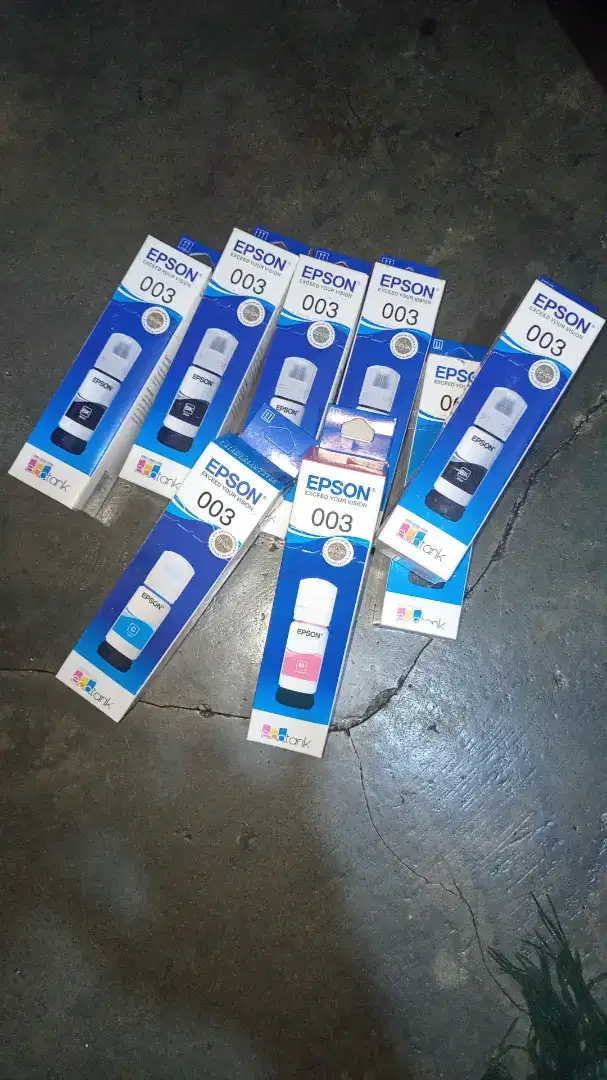 Tinta printer epson 003 new original siap cod sby