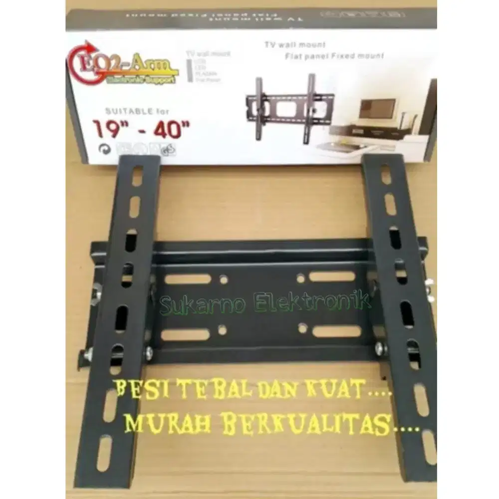 BRACKET TV 43 PALING LARIS VESA 22CM X 22CM