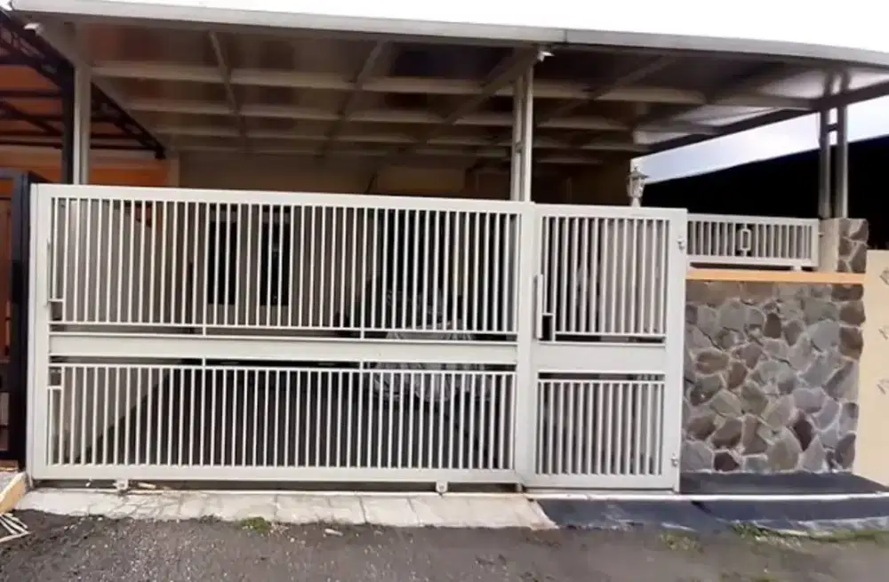 Pintu pagar minimalis mewah dan modern