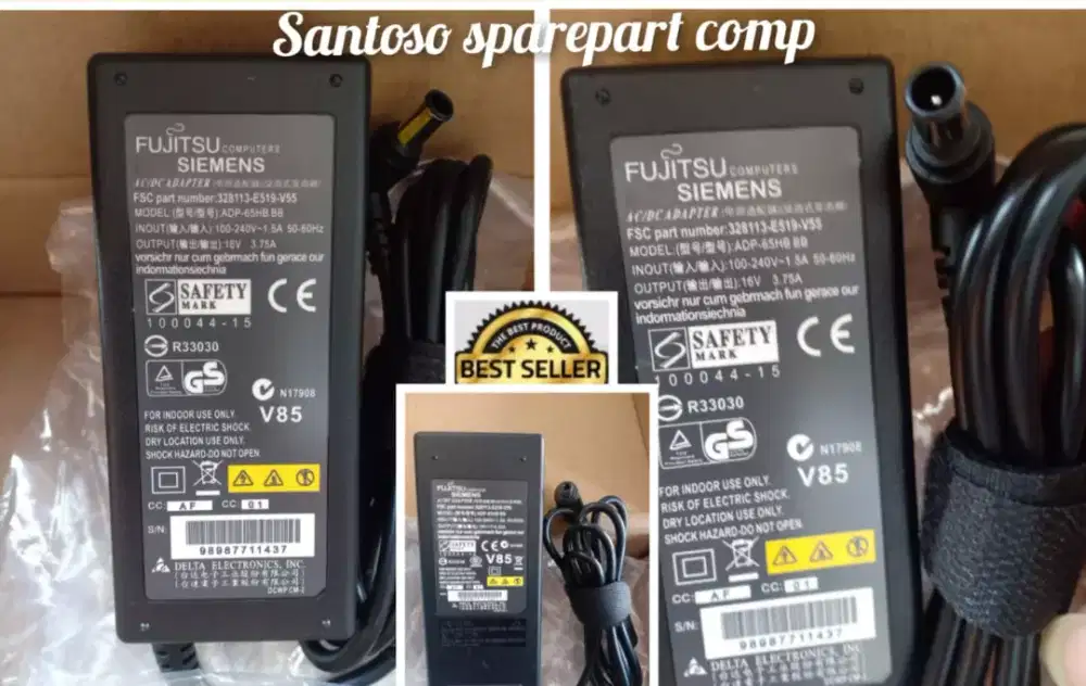 Adaptor charger laptop Fujitsu semua tipe