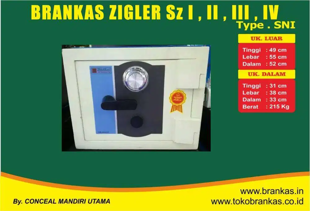 Lemari besi Brankas Tahan Api xcell I A Tinggi 40 cm GRATIS ONGKIR