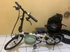 Sepeda Lipat Dahon Dream Glo6 Kondisi Mulus Jarang Banget Dipakai