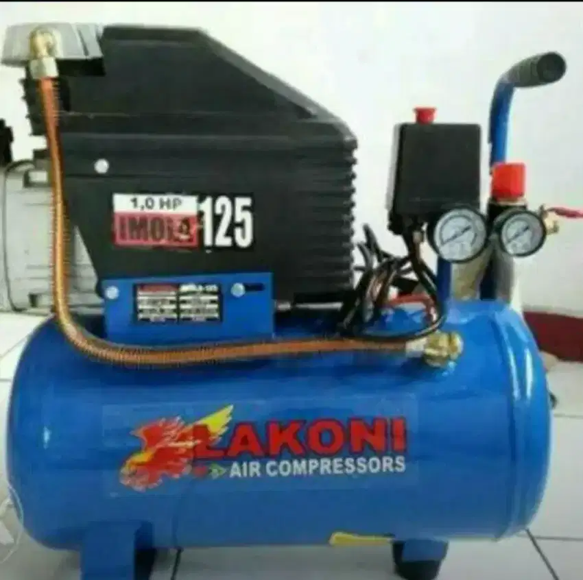 (RUMAH TEKNIK JOGJA) kompresor lakoni 1hp, pakai oli