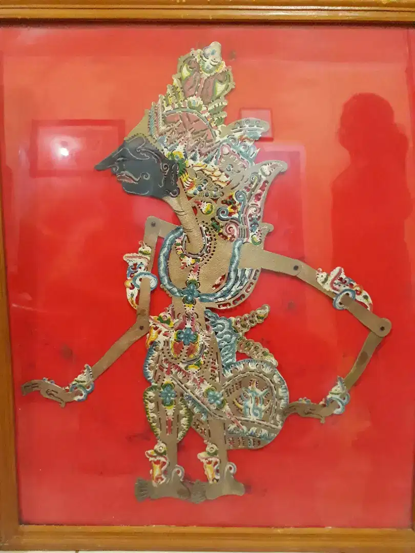 Wayang kulit harjuna krisna antik