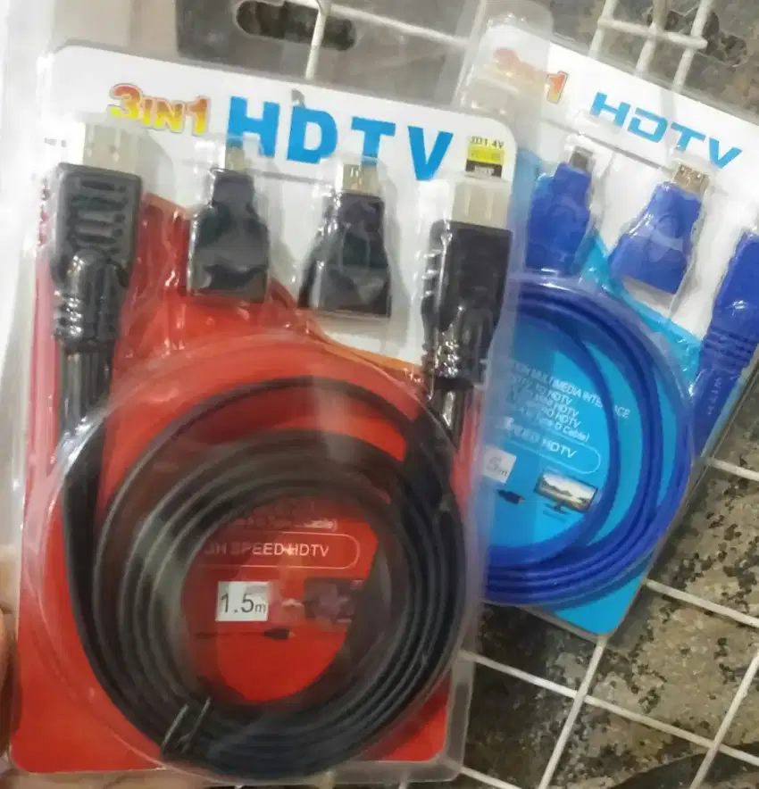 Kabel Hdmi kualitas A -3 in1 panjang 1.5 meter