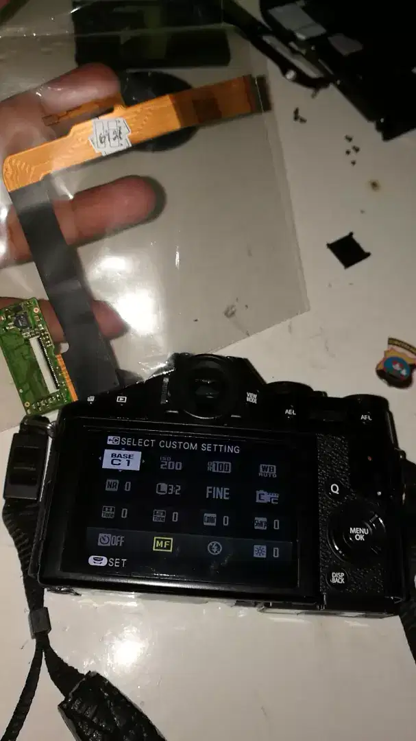 Flexibel lcd Fujifilm EosM Olympus Sony