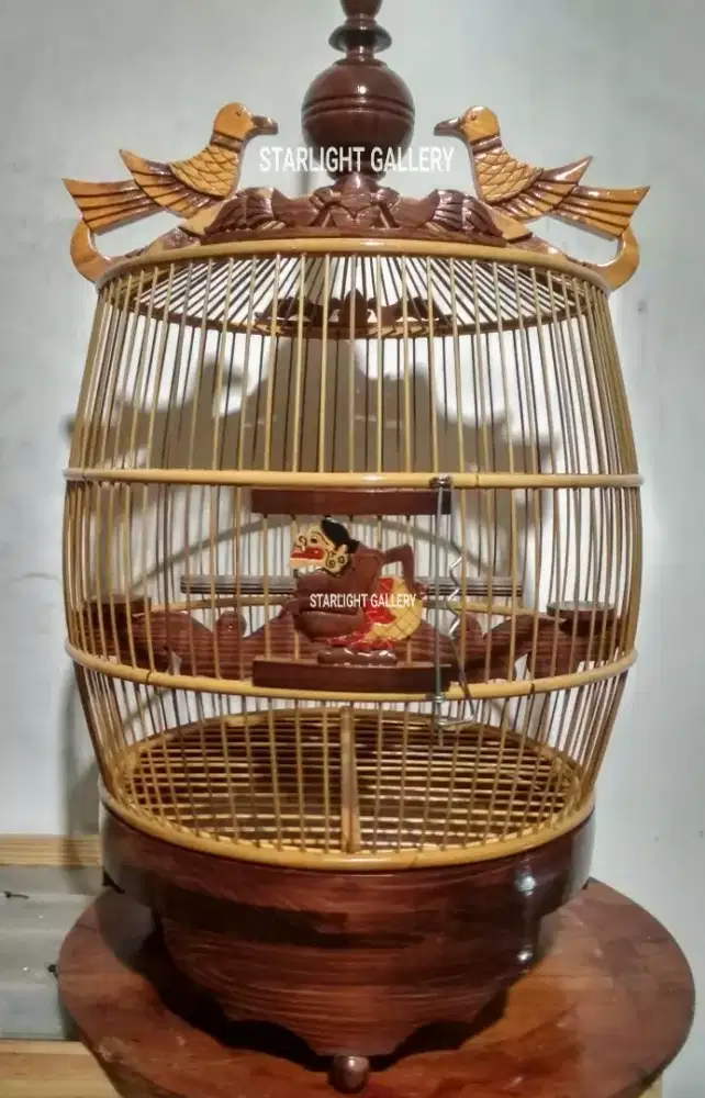 Sangkar Perkutut Kembar Tebok bisa dilepas