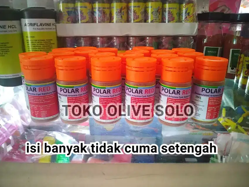 Artemia Polar Red 10gr (Tidak Bisa Cod/Kirim)