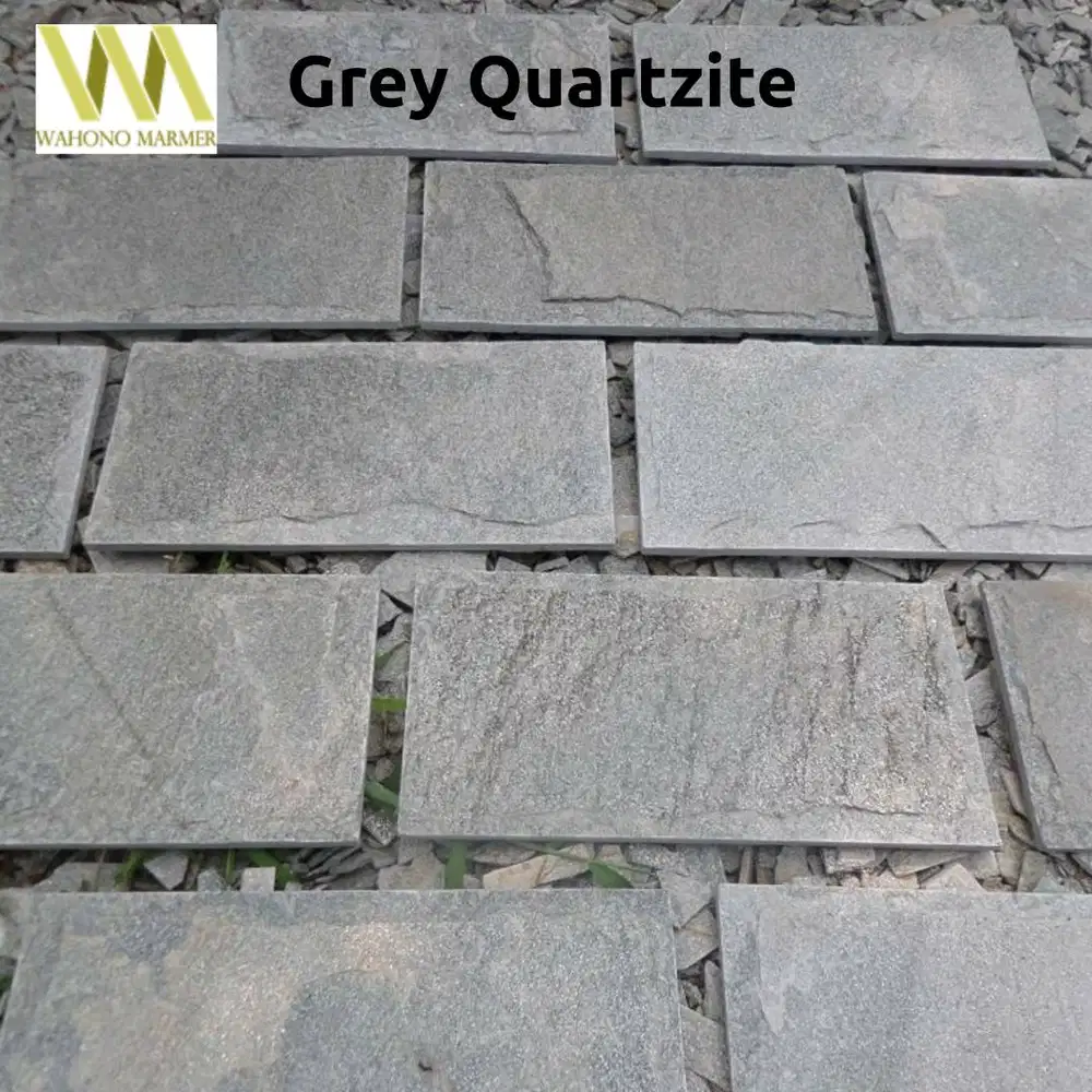 Batu Quartzite (untuk dekorasi tampak depan rumah)