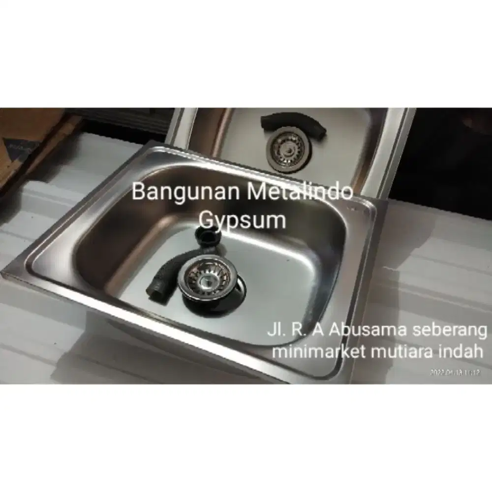 Bak cuci piring stenlis 1 Lubang
