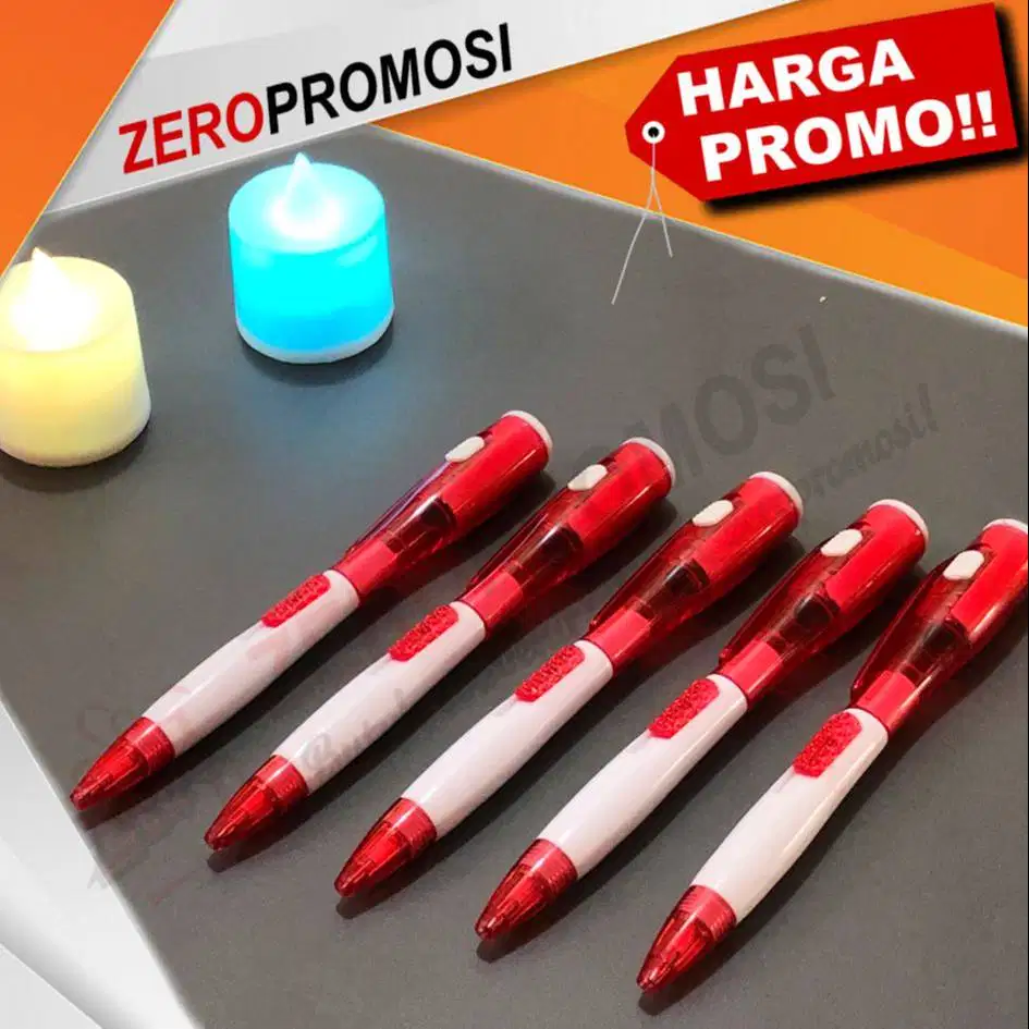 Souvenir Pulpen Senter Edisi Kemerdekaan 17 Agustus
