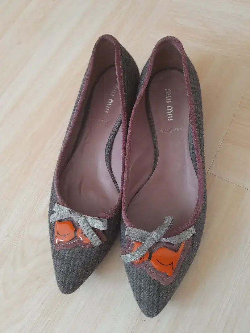 Shoes wanita miu miu size 37