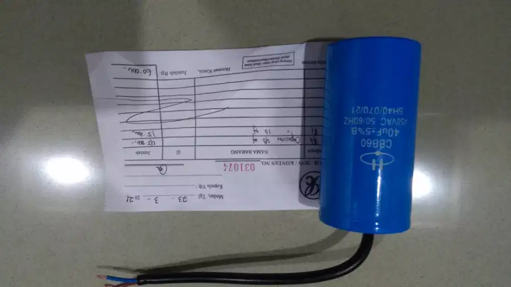Kapasitor running 40 uf