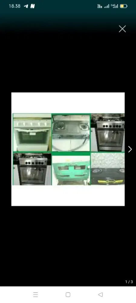 Service kompor + oven