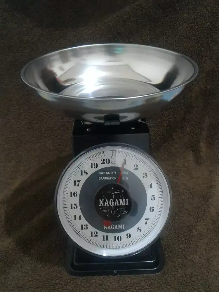Timbangan Duduk Laundry/Buah/Sayur/Daging/Beras/Pegas/Analog 20kg