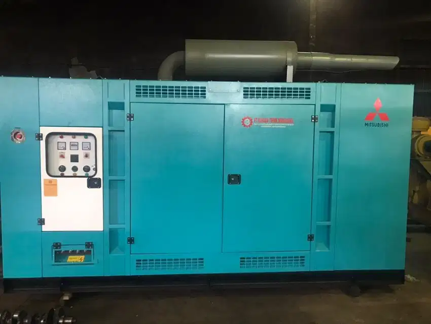 Genset mitsubishi 250 kva tipe silent / silen
