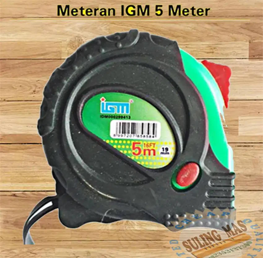 Alat Ukur Jarak (Meteran) Panjang  5 Meter