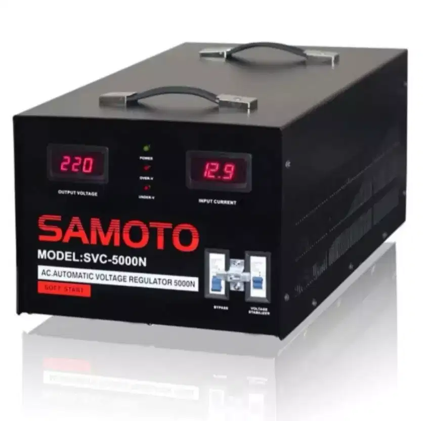 Stabilizer SAMOTO 5000 Watt/ 5 Kva 1 Phase Bergaransi 1 Tahun
